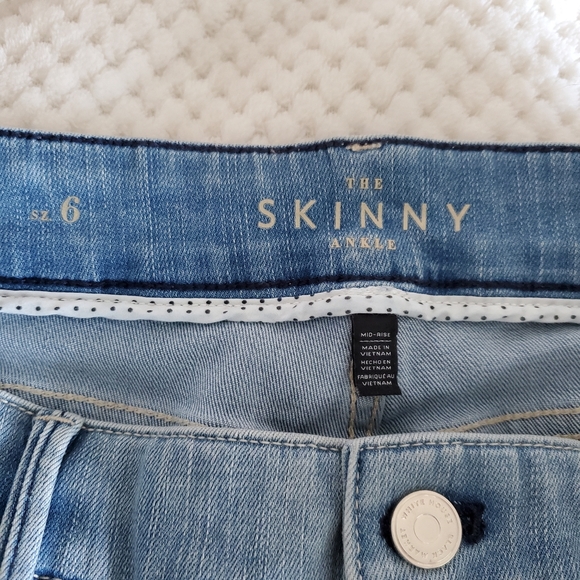 WHBM ankle zipper jeans size 6 - Picture 7 of 10